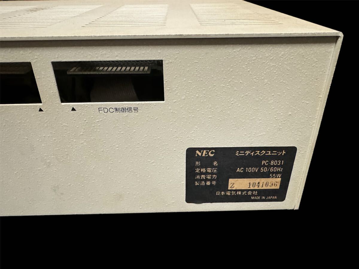 NEC　ミニディスクユニット　PC-8031 _画像7