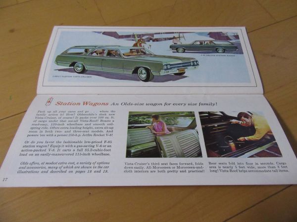  Chevrolet V^65 year month USA version Oldsmobile (8 car make publication ) old car small catalog 