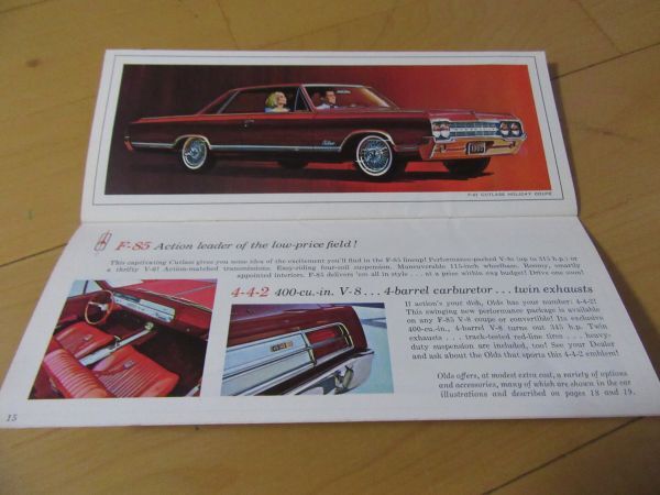  Chevrolet V^65 year month USA version Oldsmobile (8 car make publication ) old car small catalog 