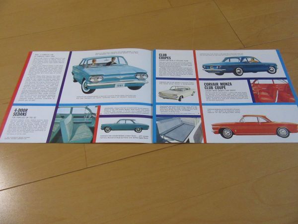  Chevrolet (GM)V^61 year USA version Chevrolet *koruvea( car make publication ) old car small . catalog 