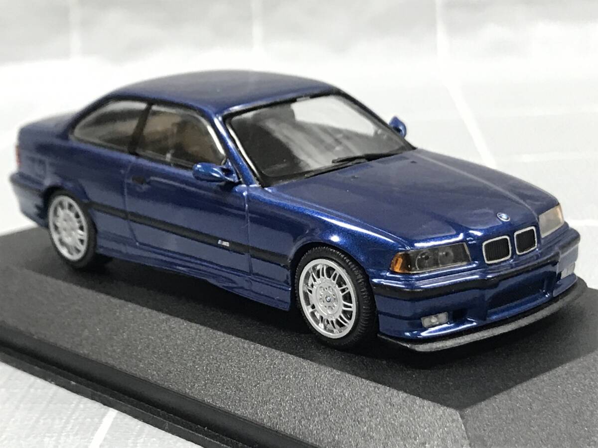 MINICHAMPS ミニチャンプス BMW M3 E36 Avus Blue 1:43 ミニカー 自動車 高級車 模型 ホビー 玩具 おもちゃ ケース付 趣味 コレクター _画像6
