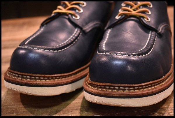 【8D 良品 15年】レッドウィング 8100 オックスフォード インディゴ ネイビー 青 ブルー 短靴 ローカット ブーツ redwing HOPESMORE_画像5