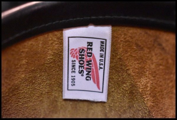 [8.5D beautiful goods 14 year ] Red Wing 9268 engineer black black k loan large k steel tu pull on boots redwing HOPESMORE
