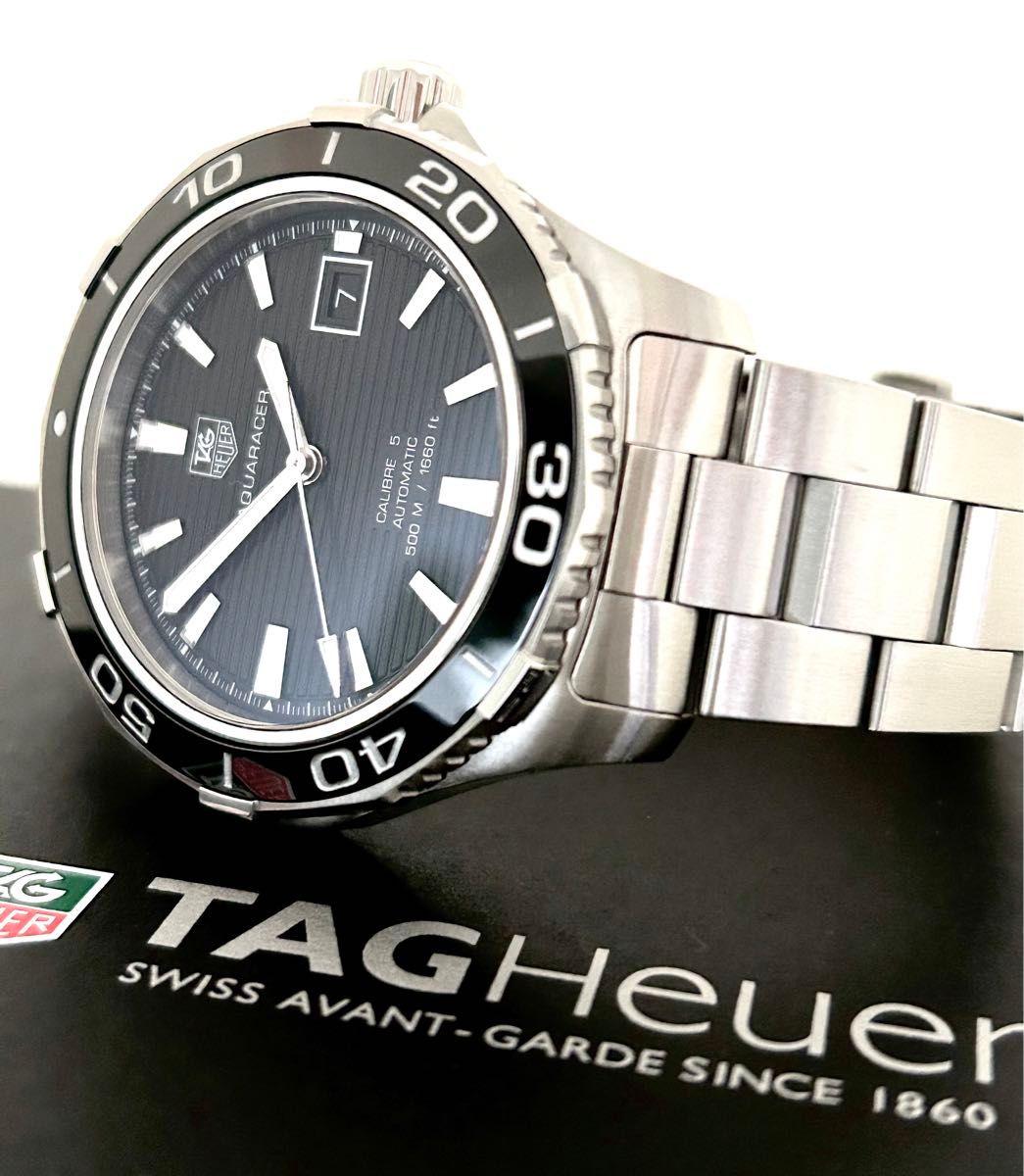 ●超美品● タグホイヤー ① TAG HEUER アクアレーサー キャリバー5 24年4月オーバーホール&新品仕上げ済み