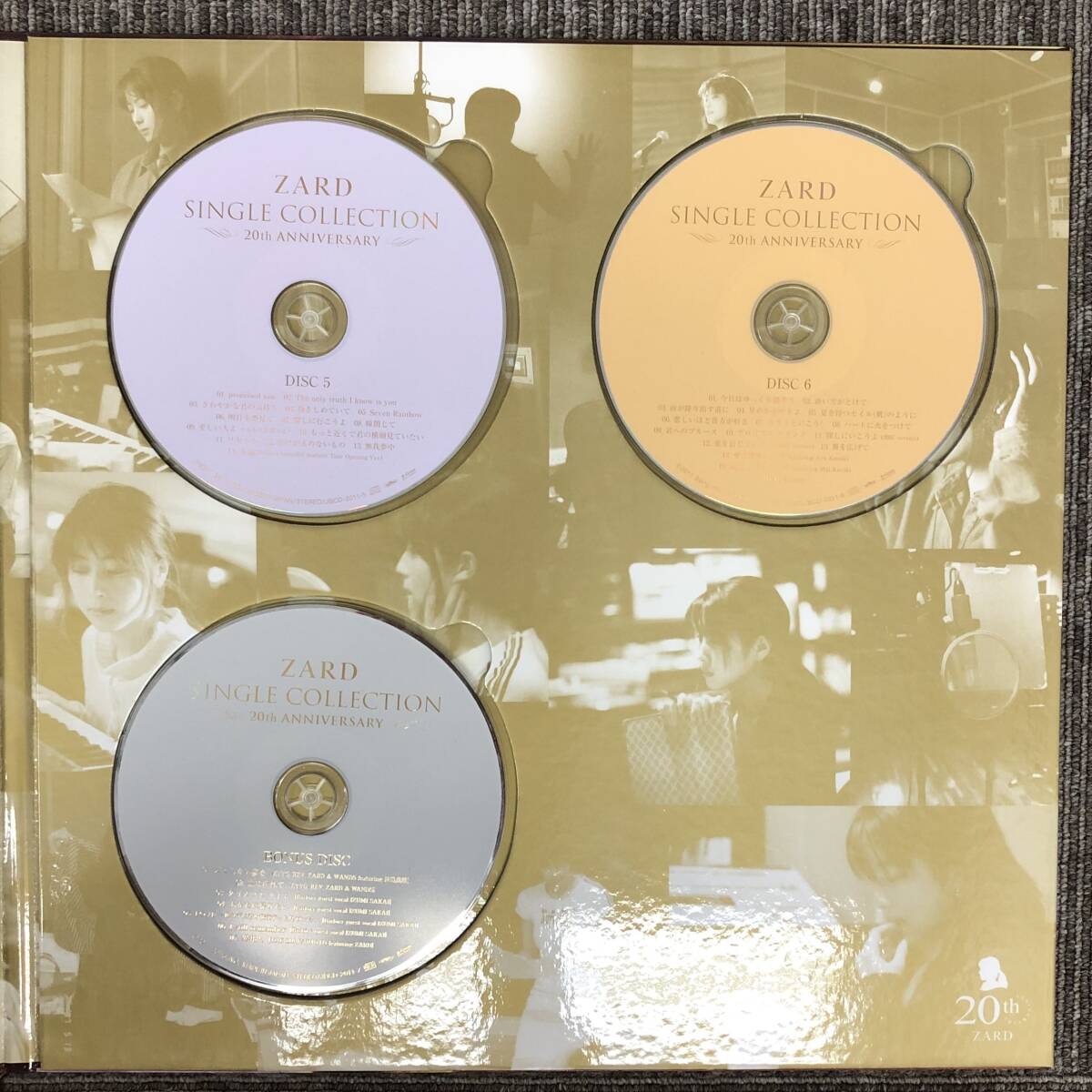 ZARD / SINGLE COLLECTION / 20th ANNIVERSARY / 1991~2011 / 坂井泉水 / 20周年記念盤 / 7枚組 / CD-BOX / 現状品_画像5