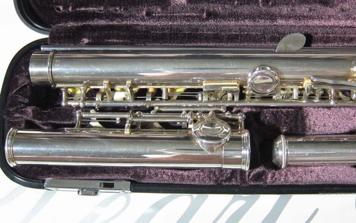 【楽器】 フルート ヤマハ Flute YAMAHA 211SⅡ 洋銀製 銀メッキ 入門用 初心者用 吹奏楽 趣味 木管楽器の画像4