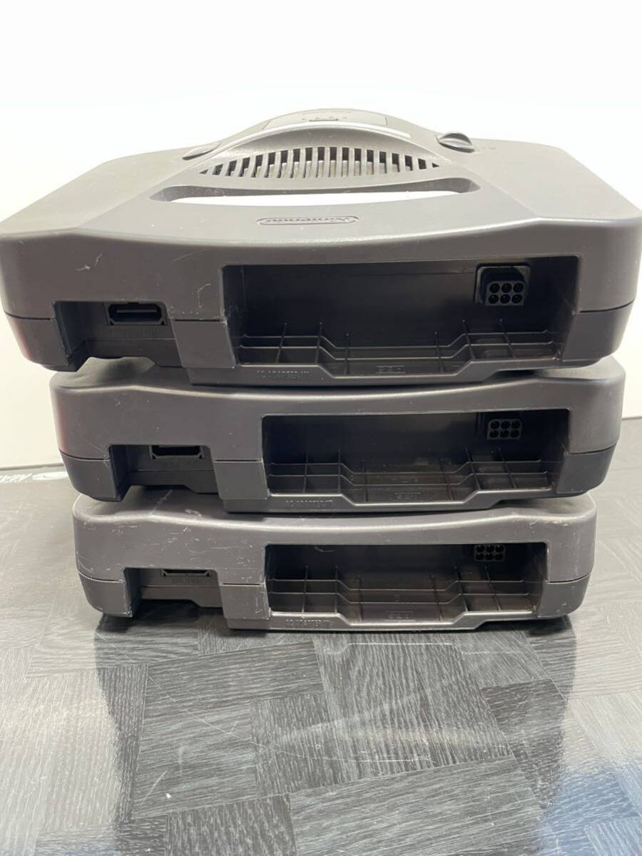 任天堂 ニンテンドー64 本体　ゲーム機 Nintendo 64 NUS-001(JPN) まとめ 3台 中古_画像6