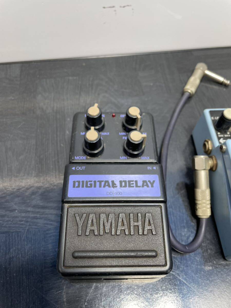 YAMAHA Digital Delay/DD-100 BOSS CH-1 デジタルディレイ ギター まとめ 2台 中古品_画像2