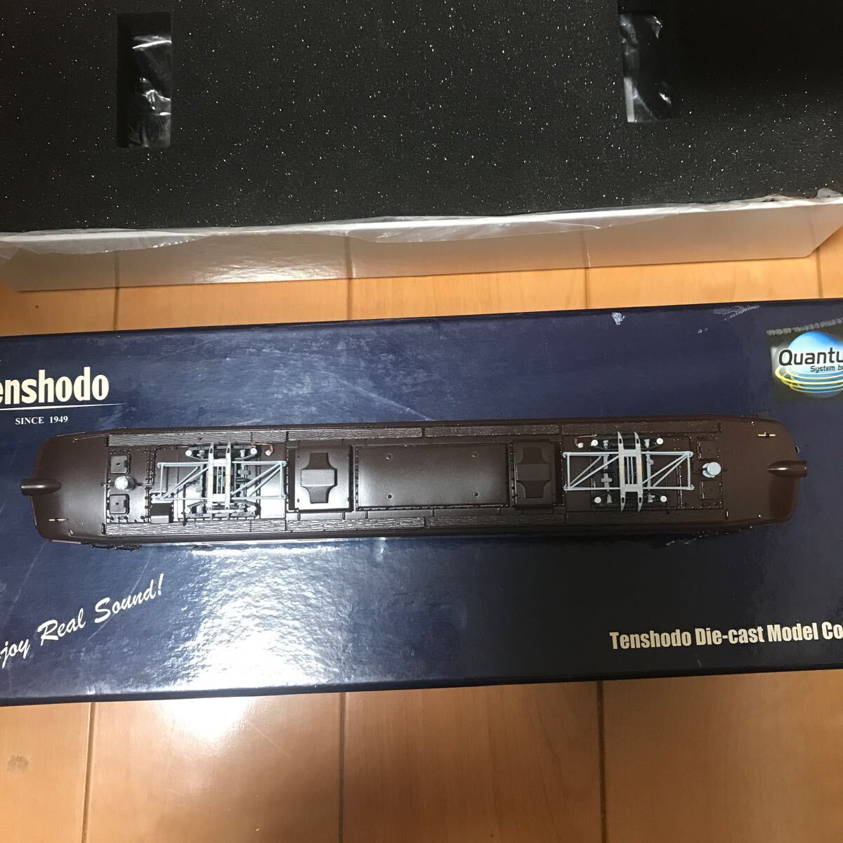  HO gauge railroad model electric locomotive Tenshodo EF58 shape operation verification ending 