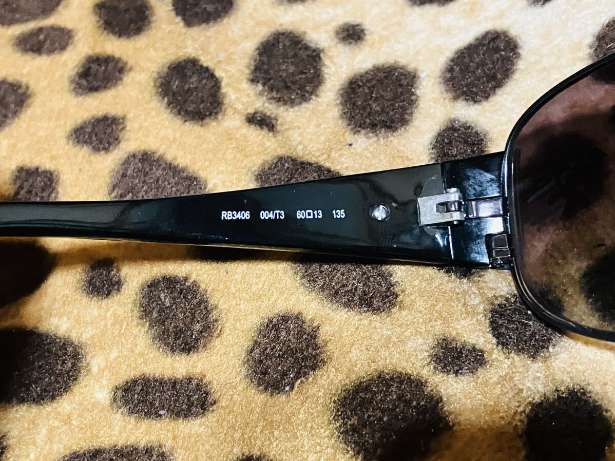  очень красивый товар RayBan оригинальный поляризованный свет солнцезащитные очки RB3406polalaizdo свет затонированный линзы Ray Ban черный женский мужской мужчина спорт 