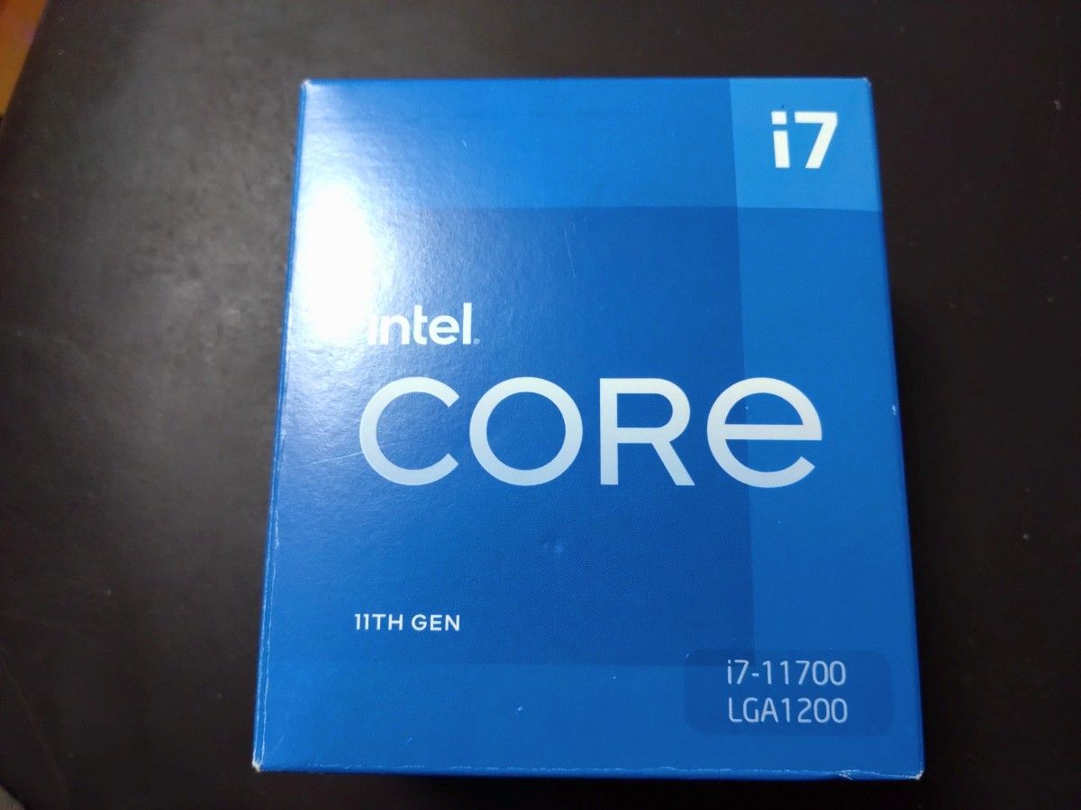 CPU intel Core i7 11700 BOX 中古品 動作良好確認済 CPUクーラー未使用