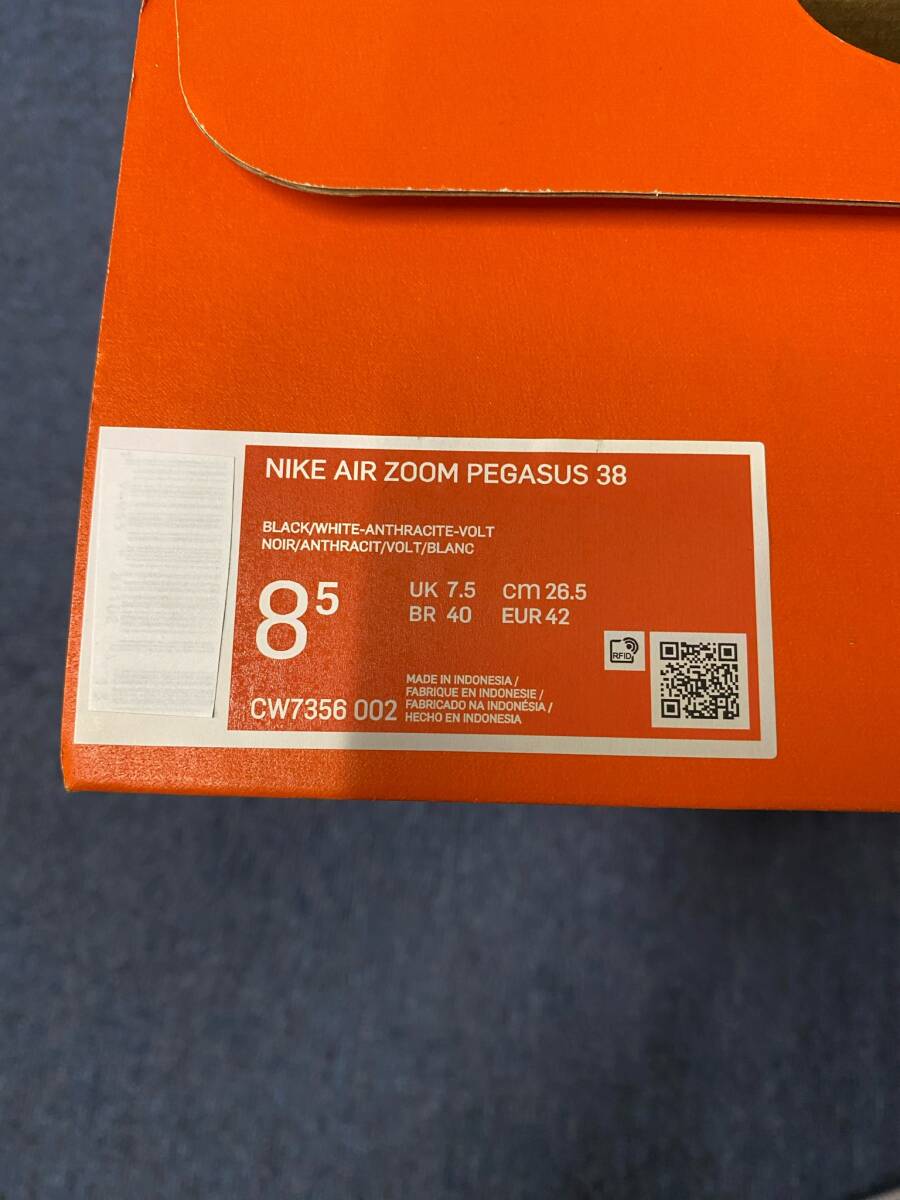 ナイキ エア ズーム ペガサス 38 AIR ZOOM PEGASUS 38 CW7356-002 26.5ｃｍ 未使用の画像8