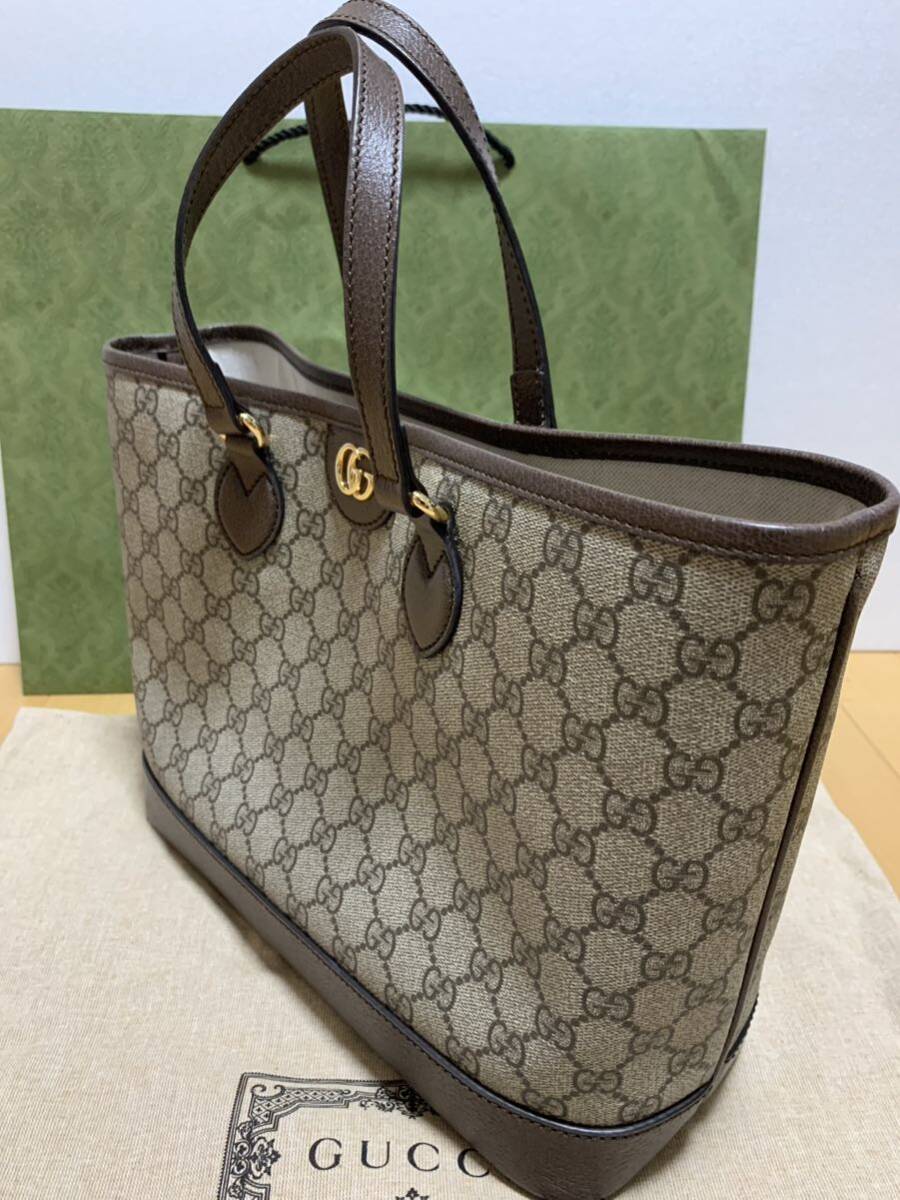 GUCCI グッチ ミニ オフィディア GG スプリーム トートバッグ　ショルダー　2Way 極上品　正規品　箱・紙袋付　送料保険付発送_画像3