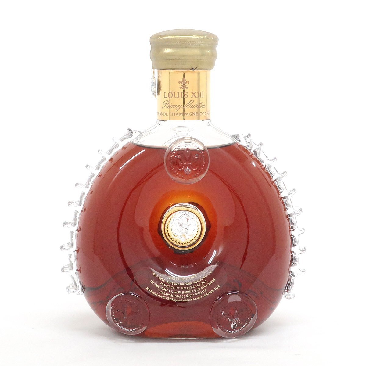 FR82 [送料無料/中古品] 未開栓 レミーマルタン REMY MARTIN ルイ13世 金キャップ バカラボトル 700mlの画像2