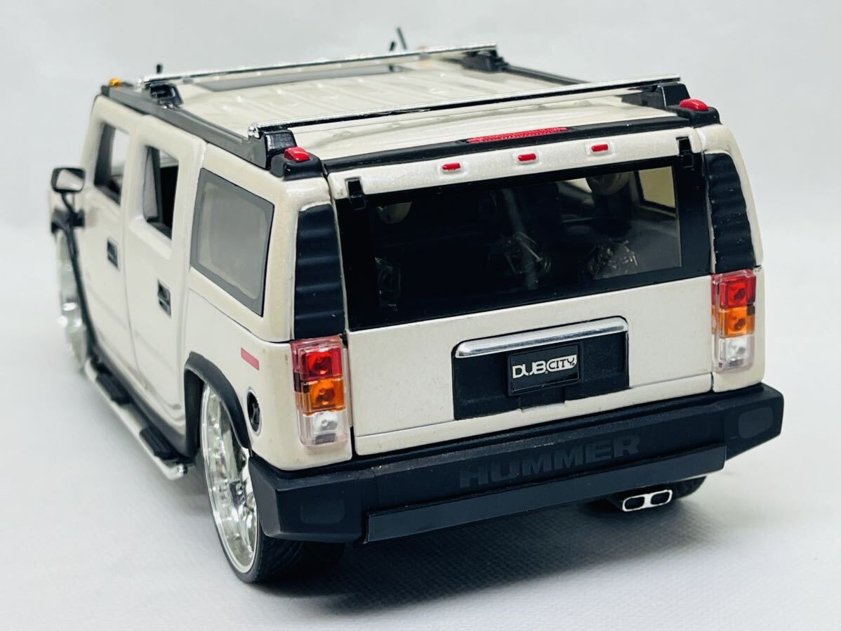 2003 HUMMER H2 DUB CITY ハマーJADA大型全長22㎝大型モデル(オートアート・京商)マイスト ブラーゴ_画像7