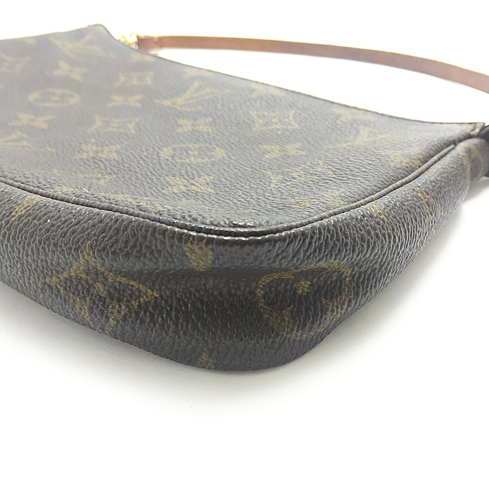 B24-1138 LOUIS VUITTON ルイヴィトン M51980 ポシェット・アクセソワール モノグラム 小物入れ ポーチ ハンドバッグ レディース_画像5