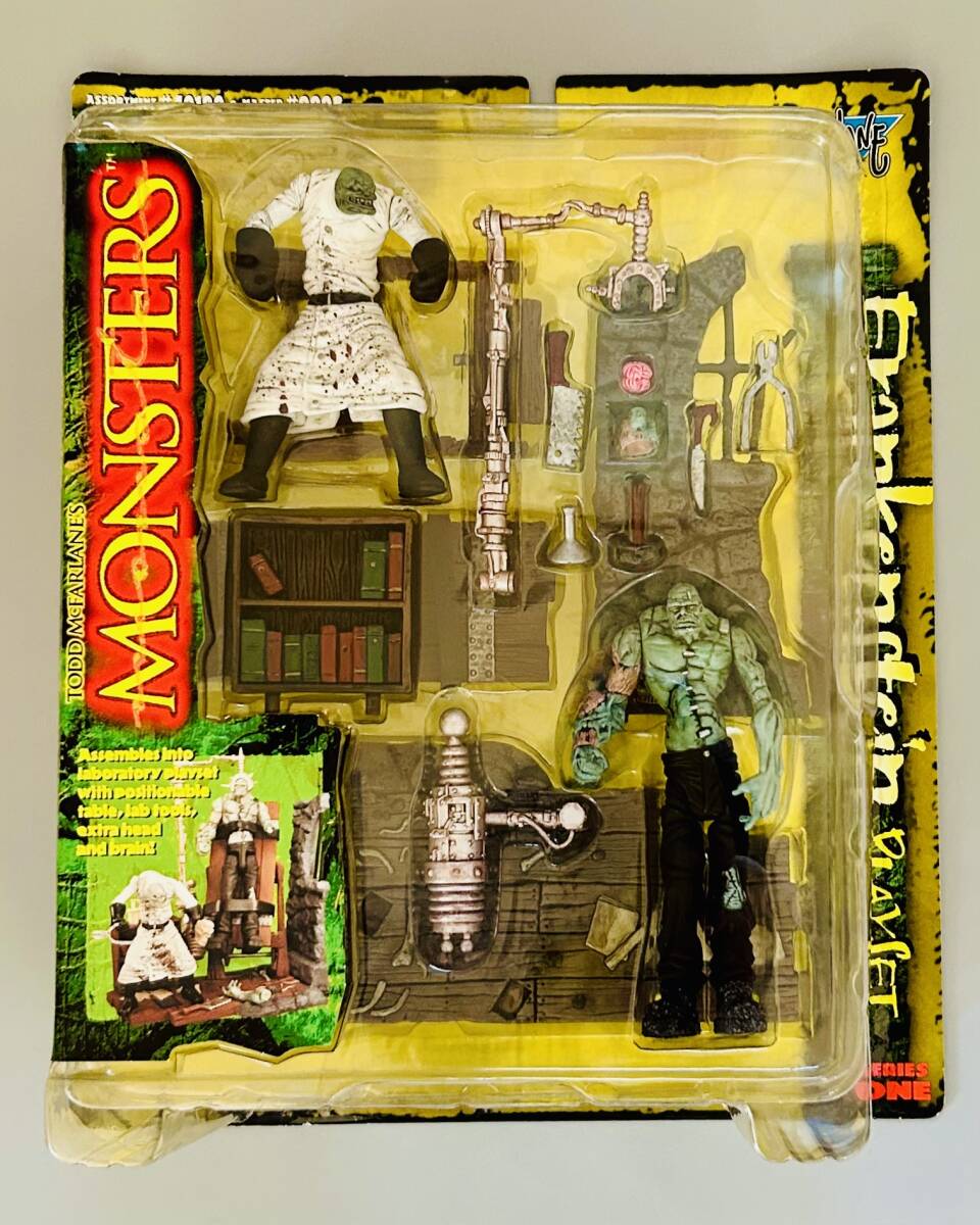 McFARLANE(mak мех Len )[MONSTERS PLAYSET( Monstar Play комплект )Dracula,Frankenstein,Werewolf,Hunchback]4 шт совместно 