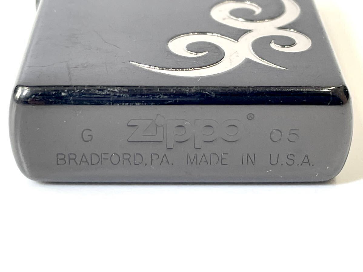 ZIPPO ジッポー オイルライター TRIBAL トライバル BRADFORD MADE IN U.S.A. ヴィンテージ アンティーク レトロ レア 喫煙具 _画像4