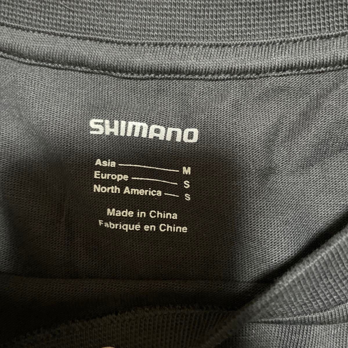 新品未使用 シマノ オーガニックコットン ロゴ Tシャツ ブラック Mサイズ