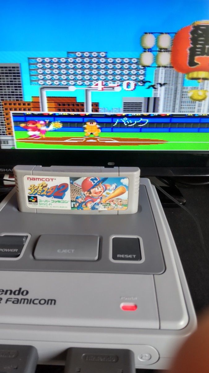 任天堂　 スーパーファミコン 本体一式　スーファミ　アダプター　AVケーブル　カセット動作確認済み   Nintendo   