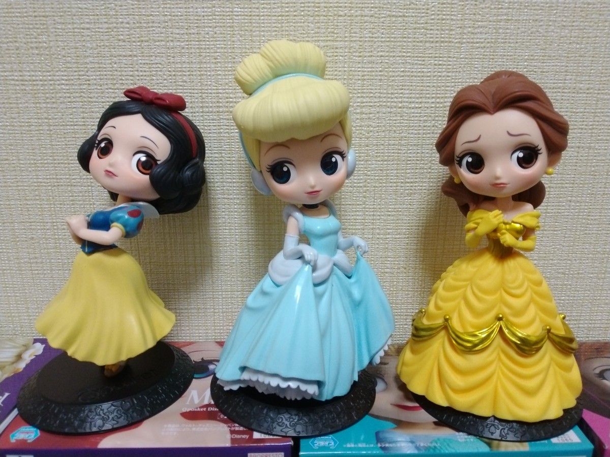 Qposket ディズニー　アリエル　アリス　ティンカー・ベル　エルサ　アナ　ジャスミン　　ラプンツェル　オーロラ姫　白雪姫　ベル