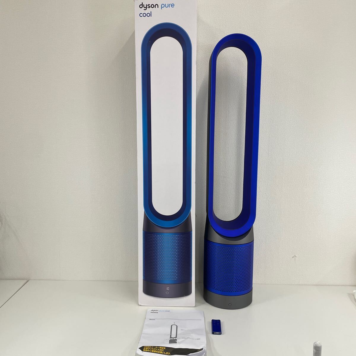 W◎ Dyson Pure Cool TP00 IB 空気清浄機能付 タワーファン アイアン サテンブルー ダイソン dyson 動作確認済みの画像1