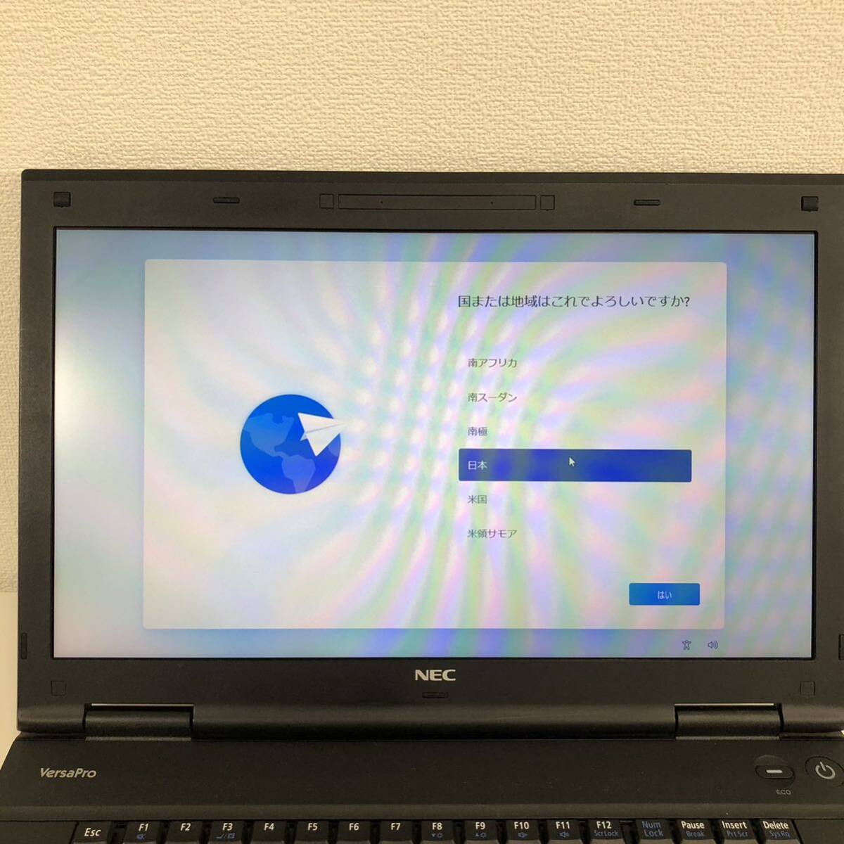 G※ NEC パーソナル コンピュータ ノートパソコン ノートPC VersaPro Versa Pro VK25LA-J PC-VK25LANCJ 2014年 初期化済み 傷 汚れ 有り_画像5