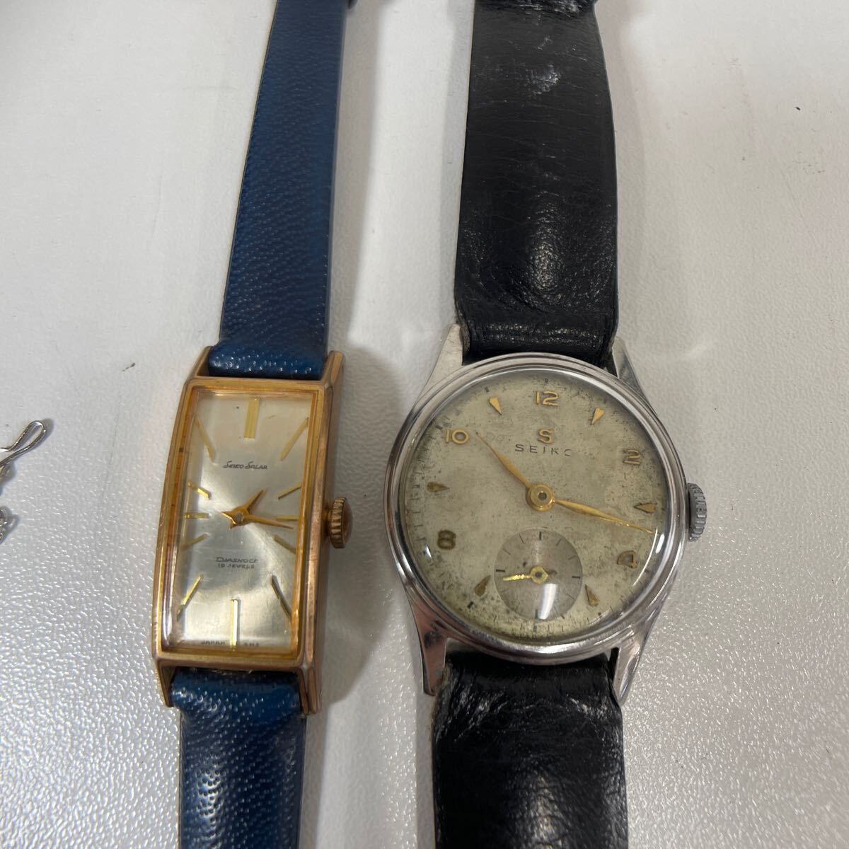 G◎ SEIKO セイコー Femi Laurel フェミローレル SOLAR ソーラー DIASHOCK niva FLEX Gold Filled Sマーク スモセコ 腕時計 電池切れ_画像4