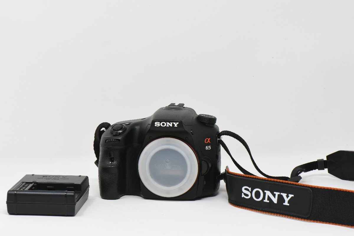 SONY α 65 Digital Camera ソニーデジタル一眼レフ ※通電確認済み、現状渡し。の画像9