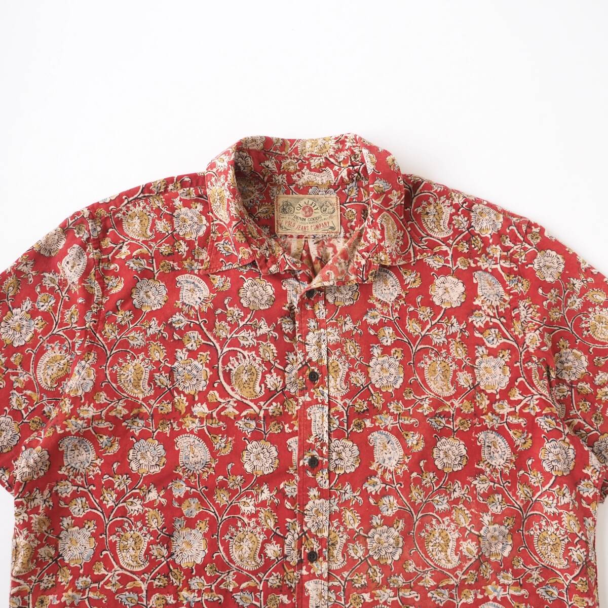 ラルフローレン　Ralph Lauren　アロハシャツ　半袖　ビッグサイズ　花柄　美品　メンズ