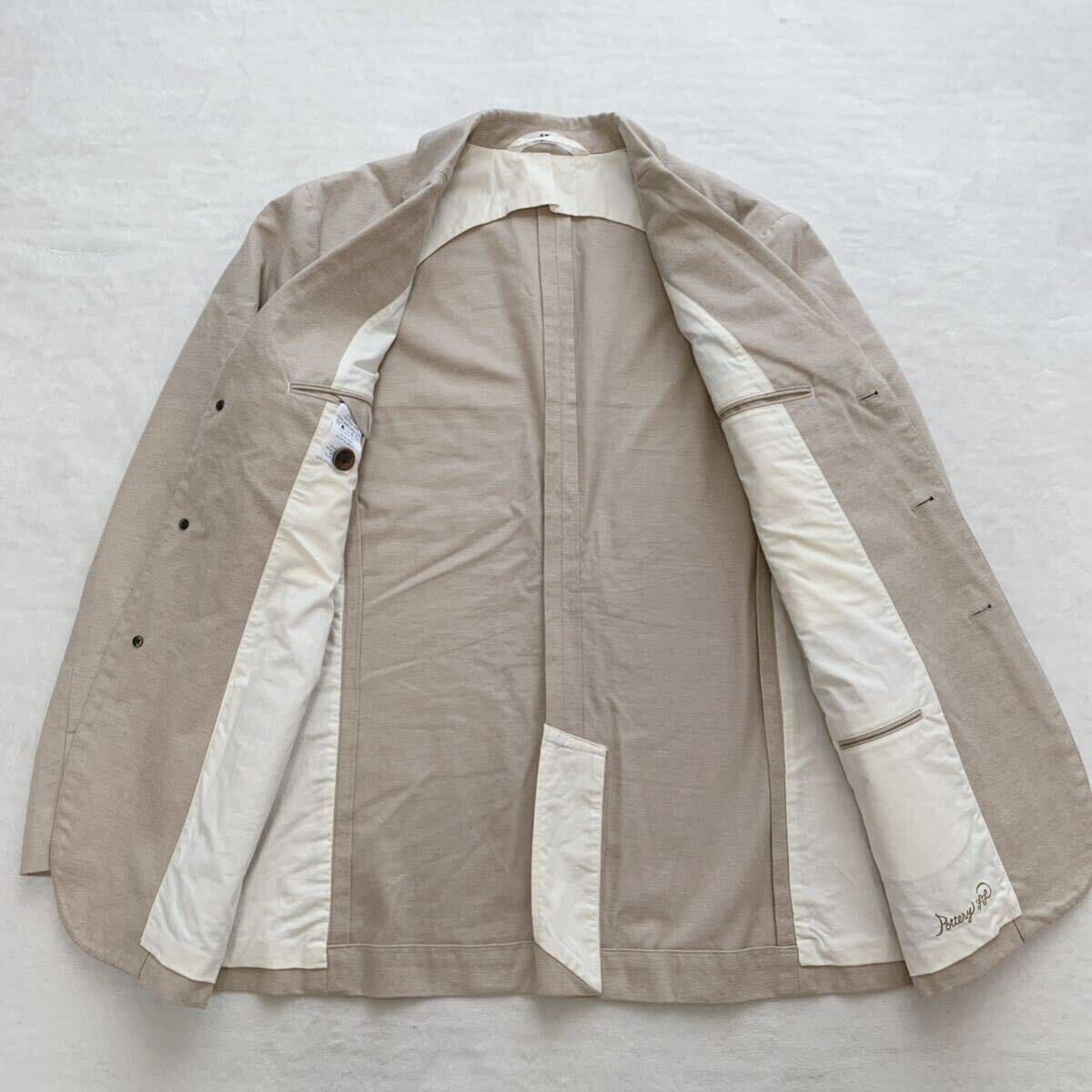 希少 1円 1スタ 45R 45RPM スリーピース スーツ セットアップ ベージュ カジュアル 紳士服 大きめサイズ XL相当 こっとん_画像3