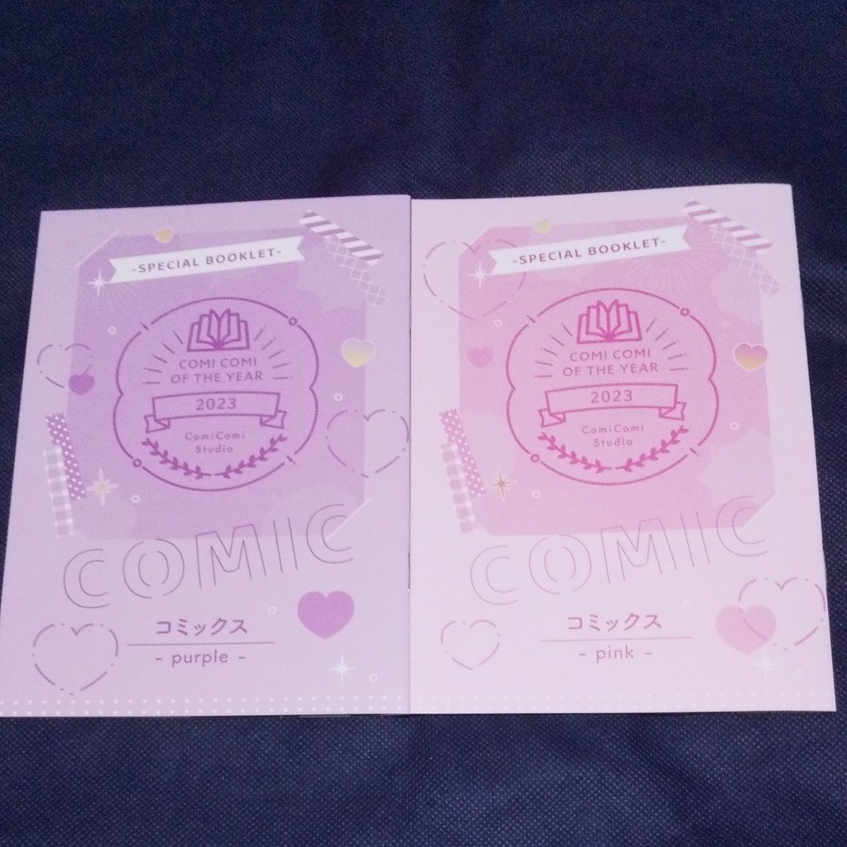 コミコミオブザイヤー 2023 スペシャル小冊子 pink  purple 小冊子
