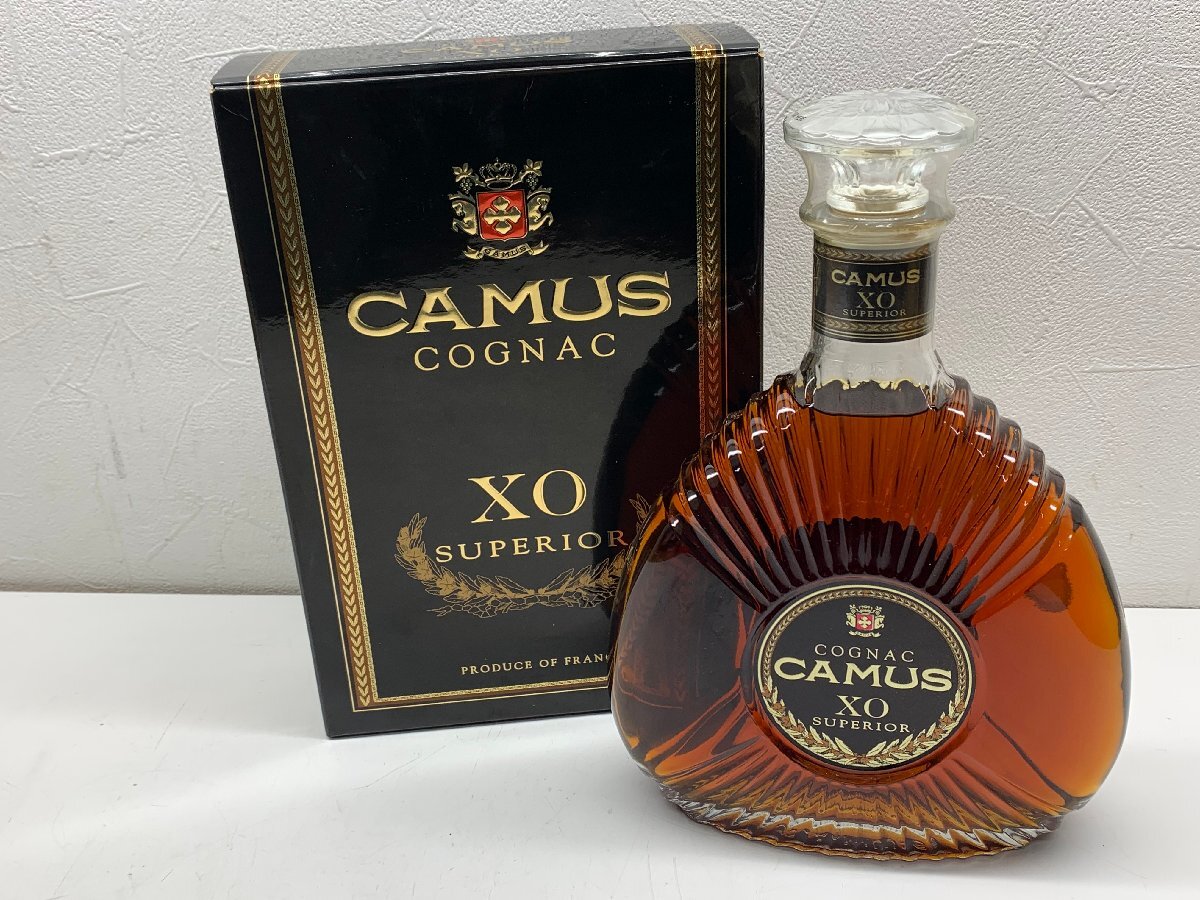 【未開栓】CAMUS カミュ XO SUPERIOR スペリオール コニャック ブランデー 700ml 40％ 箱 古酒の画像1