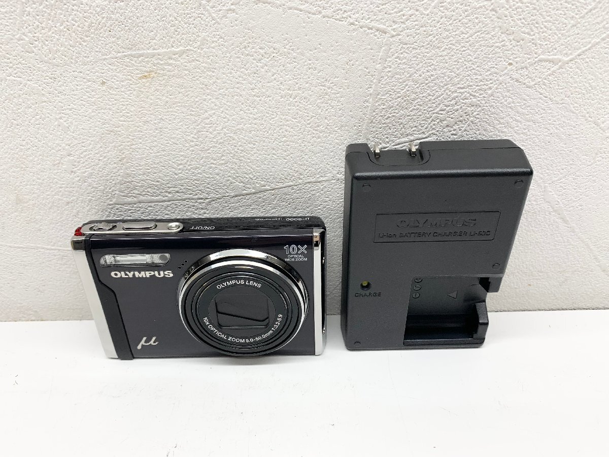 【シャッターOK】OLYMPUS オリンパス u-9000 10x ZOOM 12MEGA PIXELS コンパクトデジタルカメラ バッテリーチャージャー LI-50C付の画像1