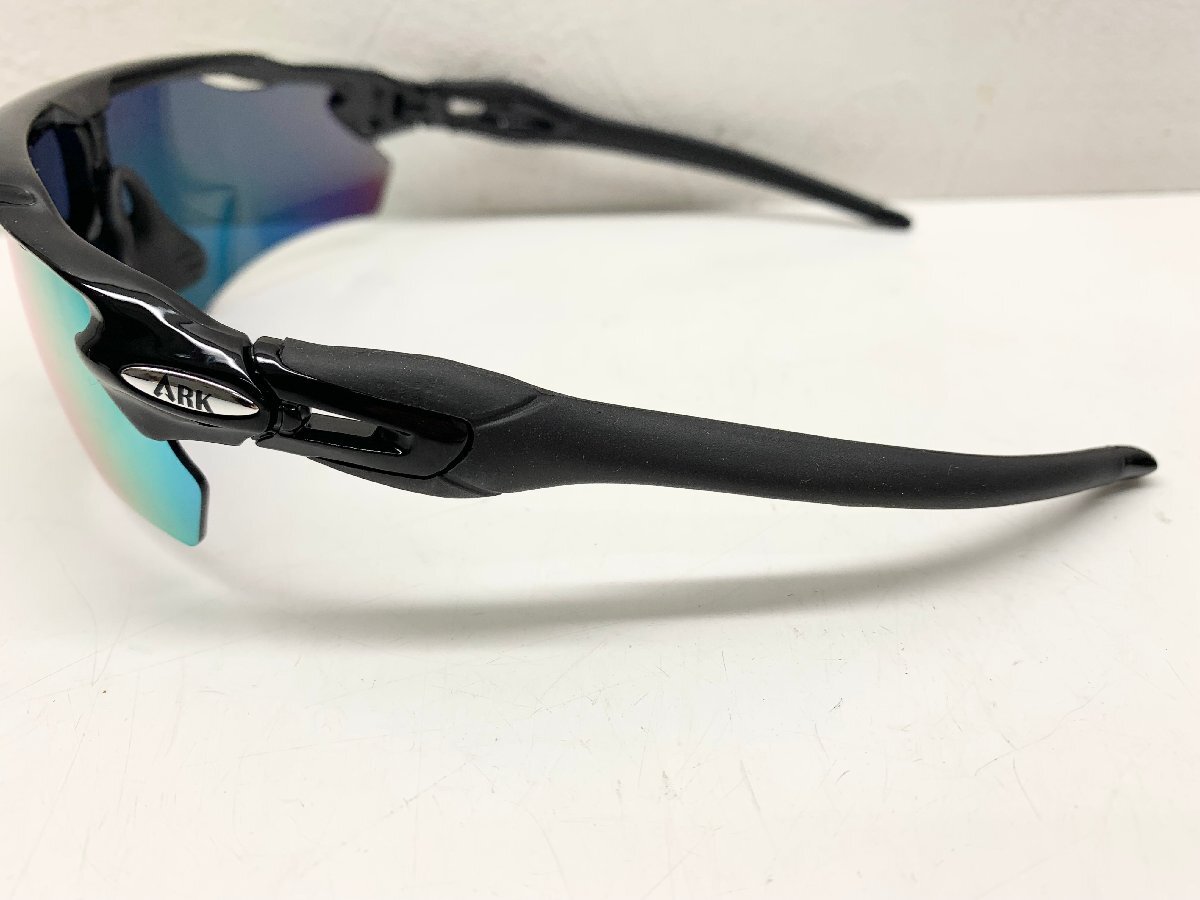  arc Golf sunglasses black × white change lens attaching case attaching Golf ARK