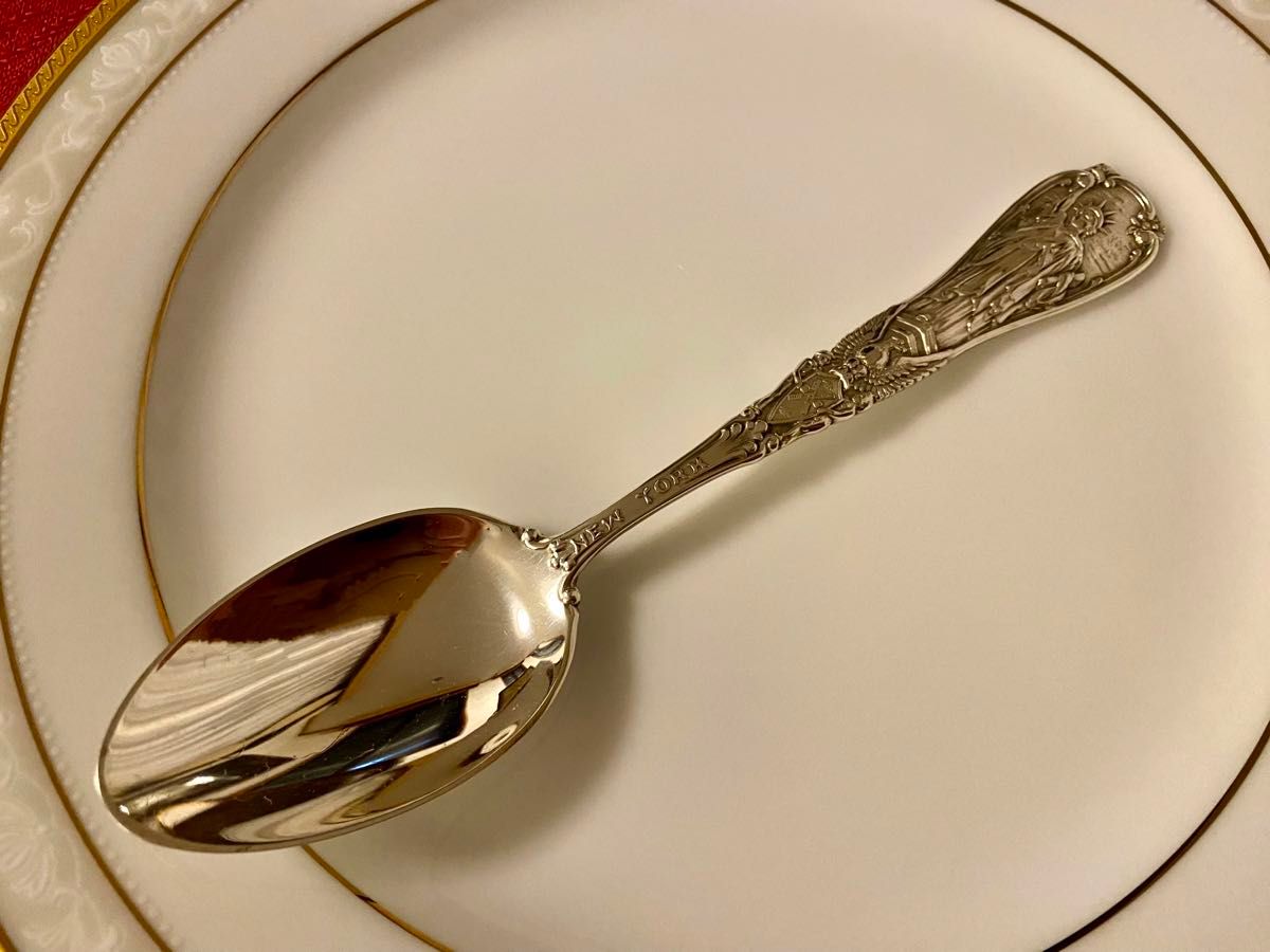 ティファニー TIFFANY&Co 純銀スーベニールスプーン(自由の女神 ティファニー TIFFANY&Co 純銀スーベニールスプーン(自由の女神