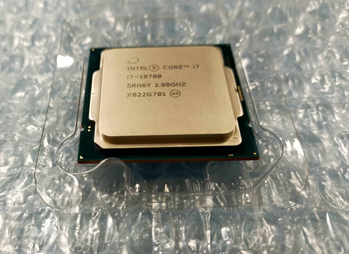 【送料込み・ジャンク】Intel CPU Core i7-10700  出品番号165 の画像4