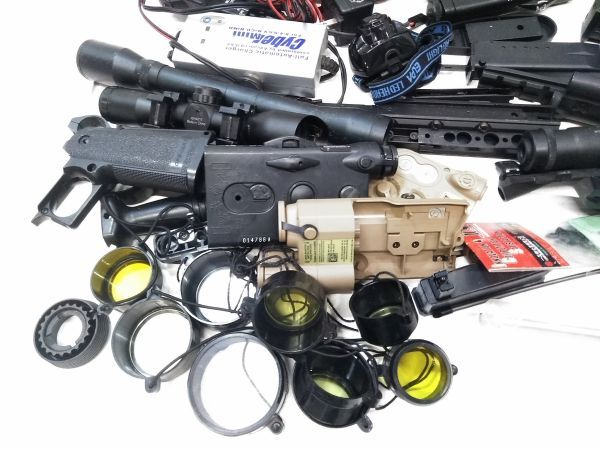 ! Junk military toy gun goods large amount summarize set approximately 120 point approximately 27kg magazine battery BB. stock other small articles E051606G @160!