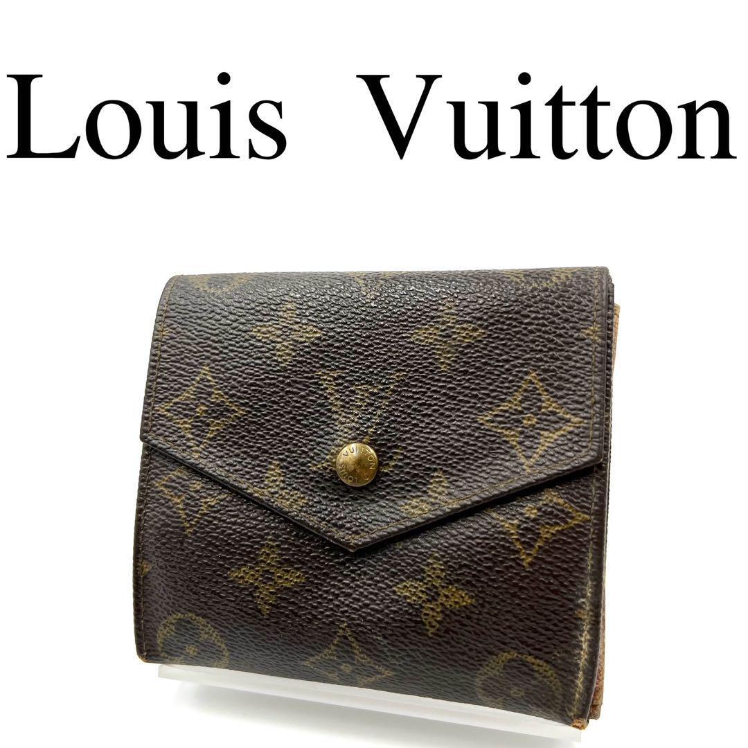 Louis Vuitton ルイヴィトン 折り財布 モノグラム 総柄 PVC_画像1