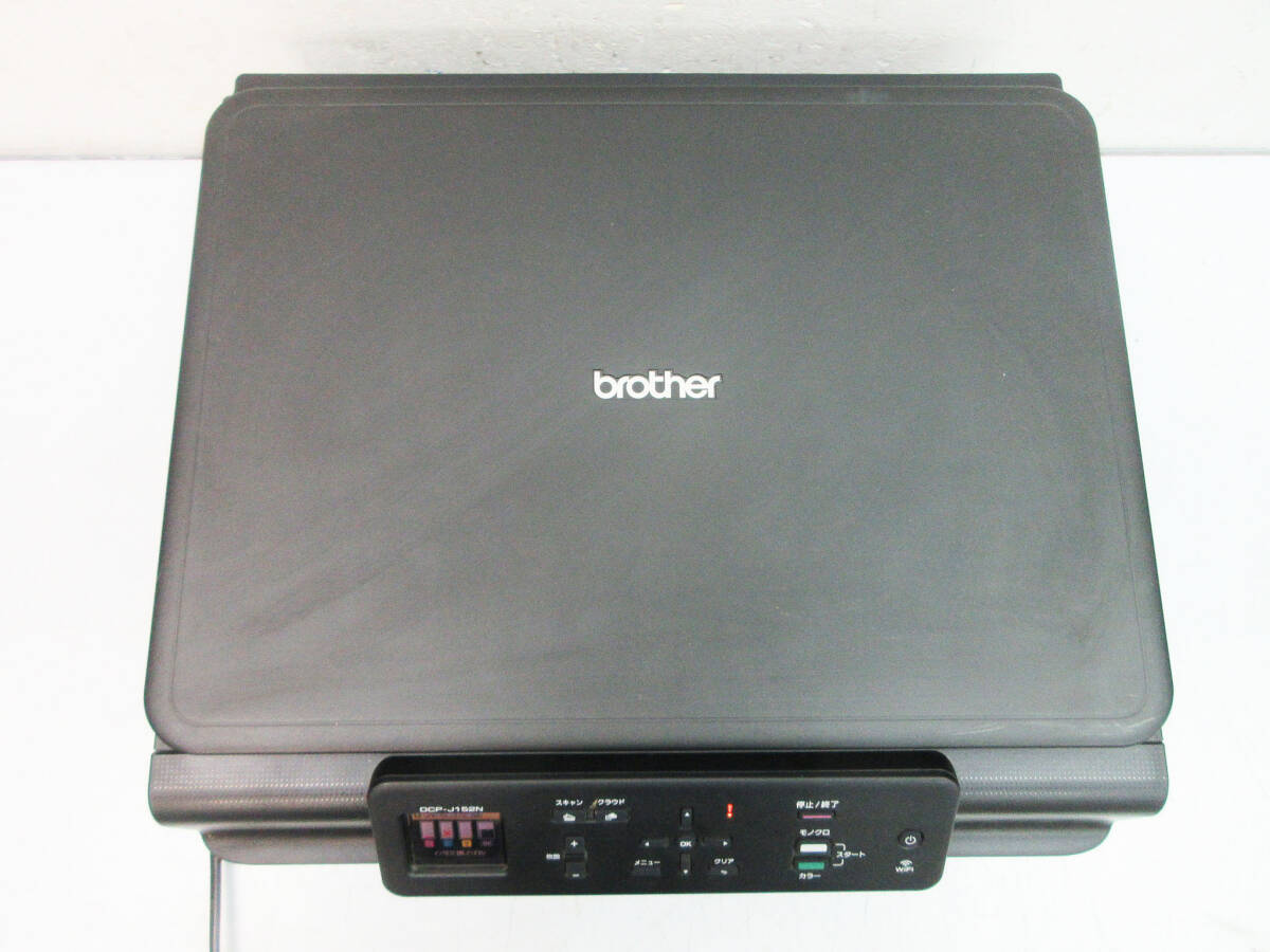 SH6064【インクジェットプリンター】brother DCp-J152N★ブラザー 複合機 プリンタ★純正インク使用品★現状品★中古★_画像7