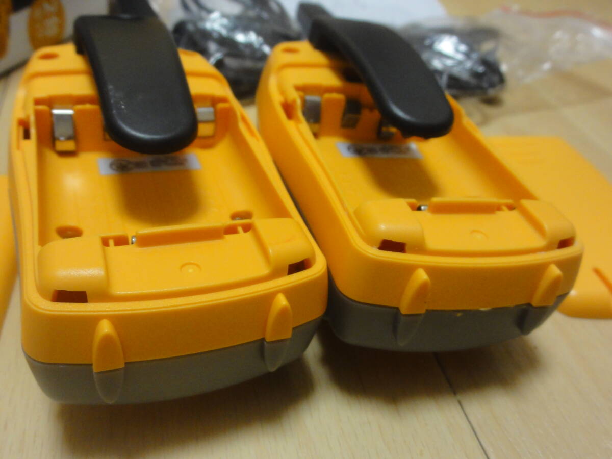 【美品 2台セット】ベルソス 特定小電力トランシーバー VS-TR001×2台 イヤホンマイク付の画像10