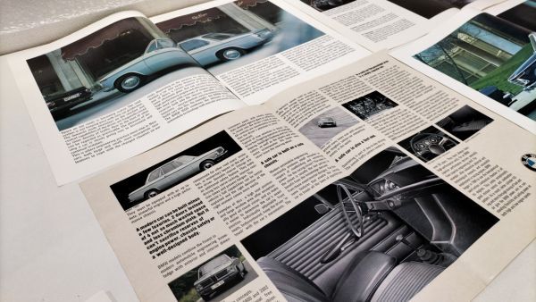 ■BMW GT 1600 1800 2000 2002 英語版 カタログ パンフレット 西ドイツ印刷 外車 旧車 被り無 まとめて12冊セット■Y⑥_画像10