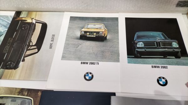 #BMW GT 1600 1800 2000 2002 English version catalog pamphlet west Germany printing foreign automobile old car .. less together 12 pcs. set #Y⑥