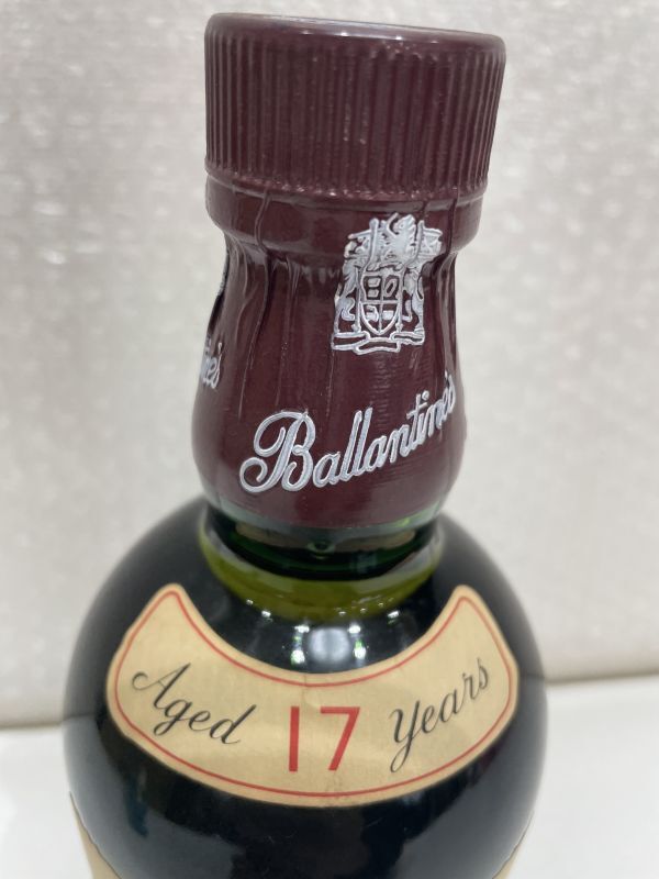 ■未開栓 古酒 Ballantine's 43％ 750ml バランタイン VERY OLD SCOTCH WHISKY 17 YEARS OLD ベリーオールド ウイスキー スコッチ 17年■T_画像3