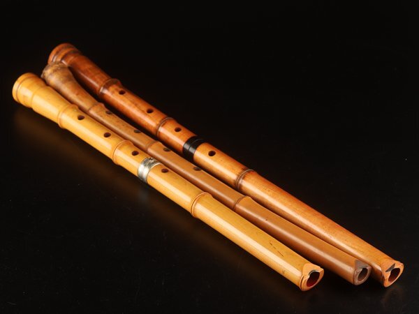 [.] времена традиционные японские музыкальные инструменты сякухати три KV792