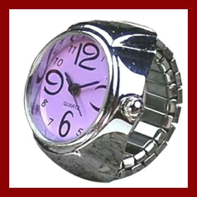 新品　未使用※　レディース 腕時計 リングウォッチ 指輪時計 指時計 アナログ 指輪　文字盤直径約2.4cm 文字盤厚度約0.8cm バンド4.8-6cm_画像1