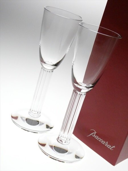 N848 Baccarat バカラ クリスタル リラ ライラ ペア ワイングラス 2客_画像1