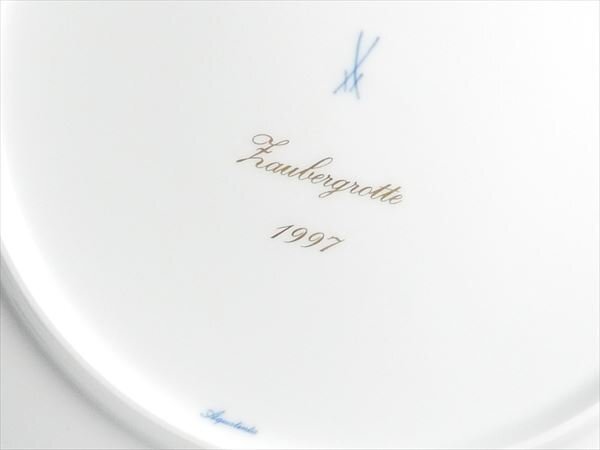 k227 Meissen Meissen [ магия. ..] year plate орнамент тарелка большая тарелка 31cm 1997 год 
