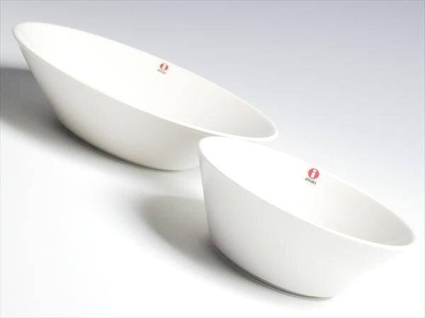 K217 iittala イッタラ ティーマ ホワイト ペア プレート ボウル 26cm 21cm 21cm 15cm 計8点セットの画像8