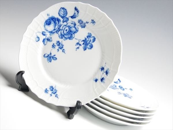 k270 Richard Ginori rose голубой plate 20.5cm 6 листов 